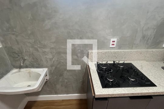 Cozinha e Área de Serviço de apartamento à venda com 1 quarto, 28m² em Taquaral, Campinas