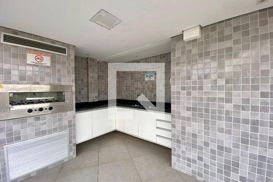 Área comum de apartamento para alugar com 1 quarto, 54m² em Vila Caiçara, Praia Grande