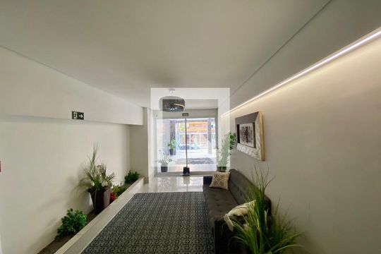 Área comum de apartamento para alugar com 1 quarto, 54m² em Vila Caiçara, Praia Grande