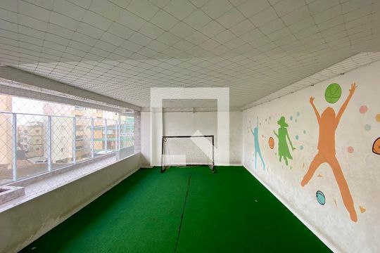 Área comum de apartamento para alugar com 1 quarto, 54m² em Vila Caiçara, Praia Grande
