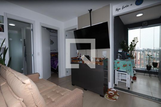 Sala de apartamento à venda com 2 quartos, 32m² em Vila Santa Clara, São Paulo