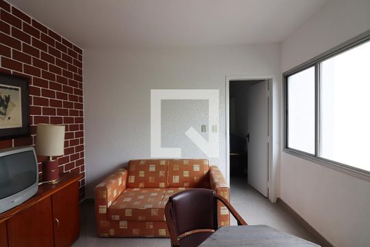 Sala de apartamento para alugar com 1 quarto, 40m² em Centro, São Bernardo do Campo
