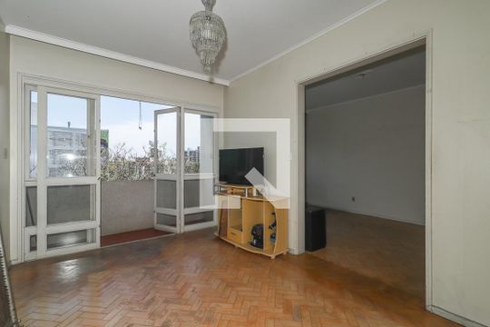 Sala de apartamento para alugar com 3 quartos, 116m² em Petrópolis, Porto Alegre