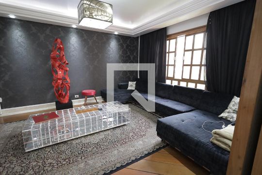 Sala de TV de apartamento à venda com 5 quartos, 440m² em Vila Bastos, Santo André