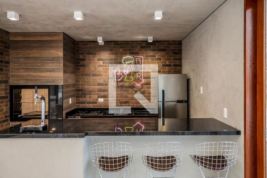 Espaço Gourmet de casa de condomínio à venda com 3 quartos, 160m² em Santa Cândida, Curitiba