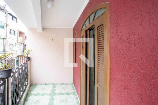 Varanda do Quarto 2 de casa à venda com 3 quartos, 48m² em Casa Grande, Diadema