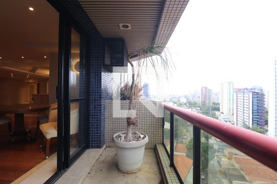Varanda Sala 2 de apartamento à venda com 4 quartos, 490m² em Jardim, Santo André