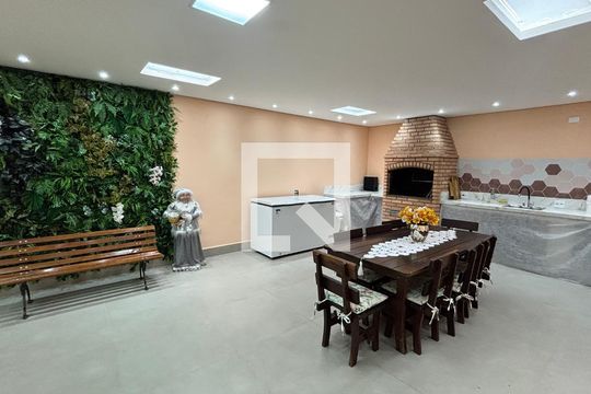 Area Gourmet - Banheiro de casa à venda com 3 quartos, 263m² em Vila América, Santo André