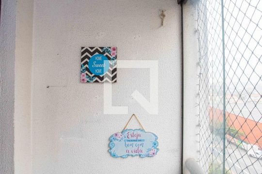 Varanda da Sala de apartamento à venda com 3 quartos, 67m² em Jardim Melo, Diadema