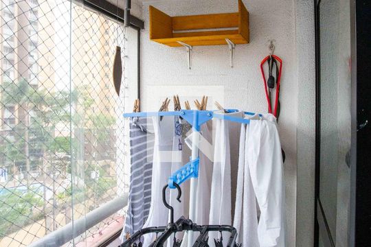 Varanda da Sala de apartamento à venda com 3 quartos, 67m² em Jardim Melo, Diadema