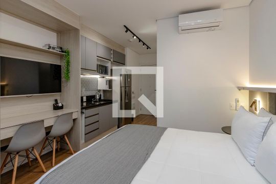 Studio de kitnet/studio para alugar com 1 quarto, 28m² em Campo Belo, São Paulo