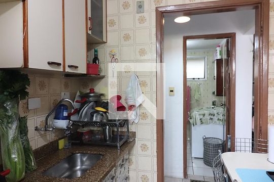 Cozinha de kitnet/studio à venda com 1 quarto, 36m² em Vila Helena, São Bernardo do Campo