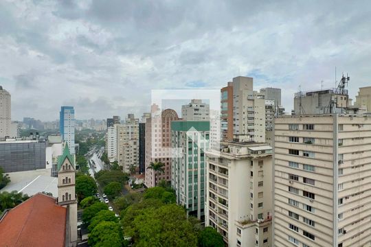 Vista da Varanda de kitnet/studio para alugar com 1 quarto, 22m² em Jardim Paulista, São Paulo