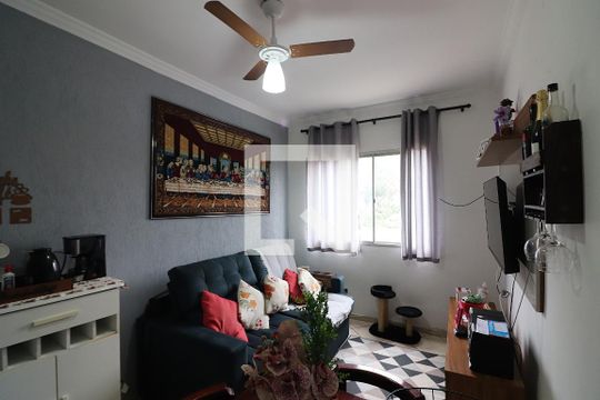 Sala de apartamento à venda com 1 quarto, 45m² em Vila Santa Luzia, São Bernardo do Campo