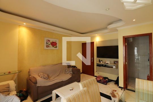 Sala  de apartamento à venda com 3 quartos, 90m² em Vila Lusitania, São Bernardo do Campo