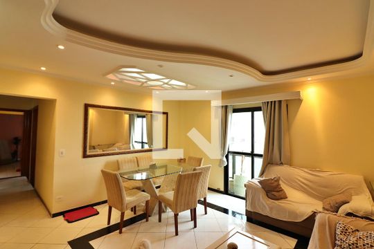 Sala  de apartamento à venda com 3 quartos, 90m² em Vila Lusitania, São Bernardo do Campo