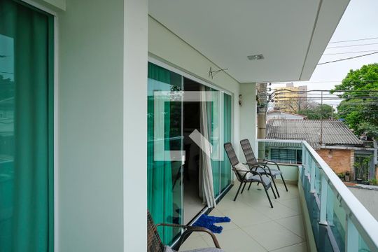 Varanda da Sala de casa à venda com 3 quartos, 249m² em Vila Angelina, São Bernardo do Campo