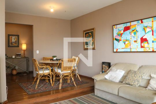 Sala de apartamento para alugar com 3 quartos, 120m² em Vila Romana, São Paulo