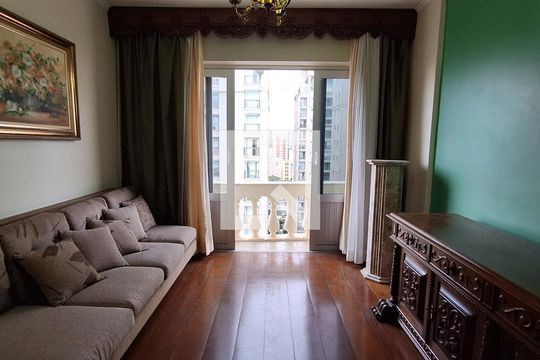 Detalhe Sala de apartamento à venda com 3 quartos, 120m² em Centro, Santo André