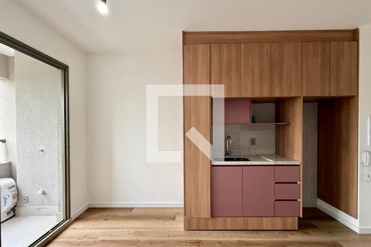 Sala de apartamento à venda com 1 quarto, 32m² em Campo Belo, São Paulo