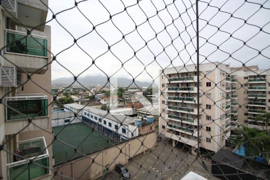 Vista Varanda da Sala de apartamento à venda com 2 quartos, 62m² em Taquara, Rio de Janeiro