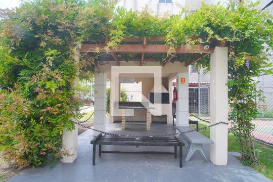 Área comum - Churrasqueira de apartamento à venda com 3 quartos, 51m² em Santos Dumont, São Leopoldo