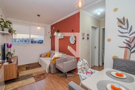 Sala de apartamento à venda com 2 quartos, 44m² em Morro Santana, Porto Alegre