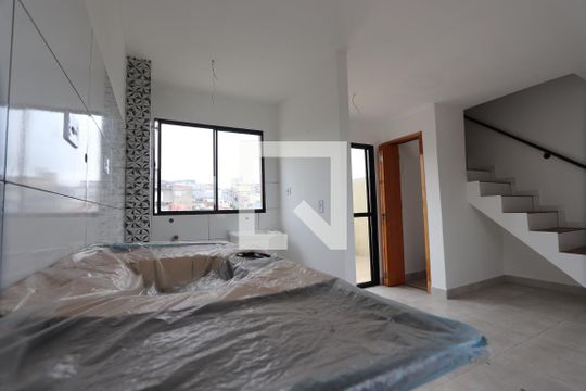 Cozinha de apartamento à venda com 1 quarto, 50m² em Cidade Continental, São Paulo