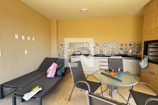 Varanda de casa de condomínio para alugar com 4 quartos, 1000m² em Várzea, Lagoa Santa