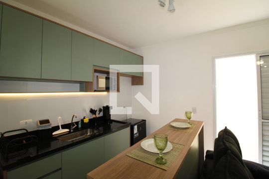 Sala/Cozinha de apartamento à venda com 1 quarto, 30m² em Casa Verde, São Paulo