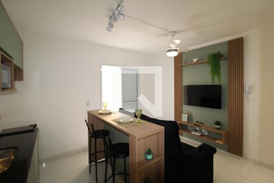 Sala/Cozinha de apartamento à venda com 1 quarto, 30m² em Casa Verde, São Paulo
