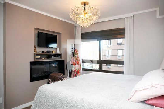 Quarto 1 Suíte de apartamento à venda com 3 quartos, 110m² em Menino Deus, Porto Alegre