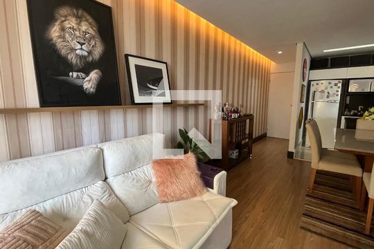 Sala de apartamento à venda com 2 quartos, 69m² em Bonfim, Campinas