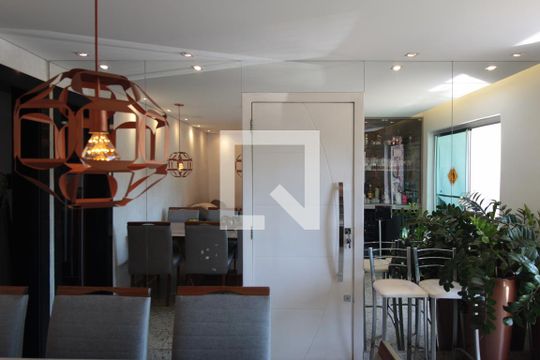 Sala de apartamento à venda com 3 quartos, 95m² em Castelo, Belo Horizonte