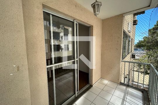 Varanda da Sala de apartamento para alugar com 2 quartos, 60m² em Praça Seca, Rio de Janeiro