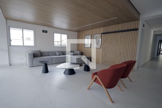 Hall social de apartamento à venda com 2 quartos, 69m² em Parque das Nações, Santo André
