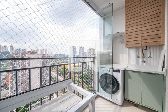 Sacada de apartamento à venda com 2 quartos, 36m² em Jardim Caravelas, São Paulo