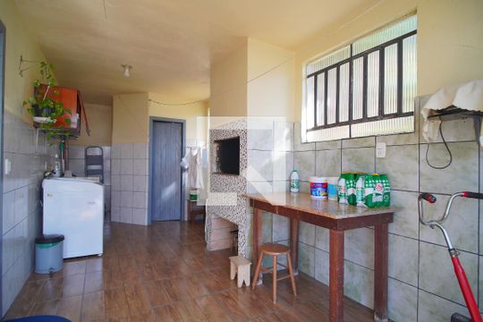 Churrasqueira de casa à venda com 3 quartos, 90m² em Rincão, Novo Hamburgo