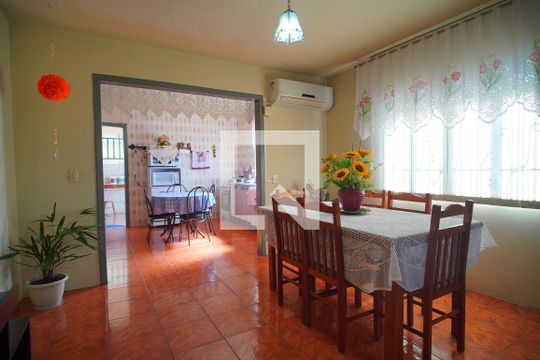 Sala de Jantar de casa à venda com 3 quartos, 90m² em Rincão, Novo Hamburgo