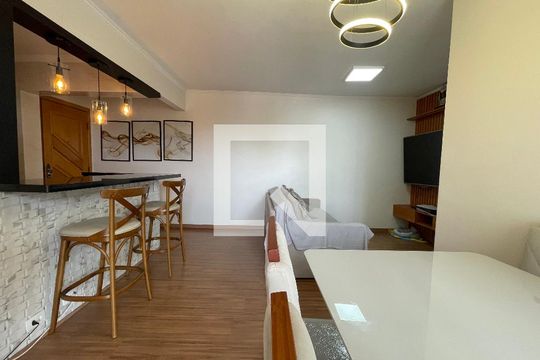 Sala de apartamento à venda com 2 quartos, 59m² em Vila Nova Alba, São Paulo