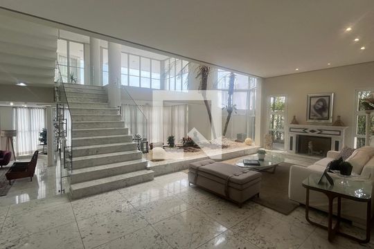 Sala de casa de condomínio à venda com 4 quartos, 980m² em Sítios de Recreio Gramado, Campinas