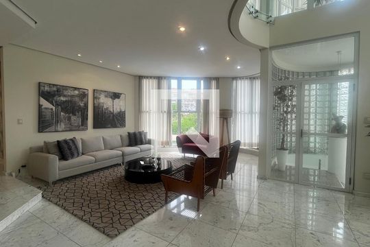 Sala de casa de condomínio à venda com 4 quartos, 980m² em Sítios de Recreio Gramado, Campinas