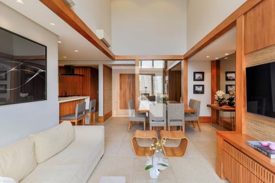 Sala de apartamento à venda com 3 quartos, 121m² em Vila Cordeiro, São Paulo
