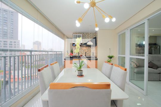 Varanda de apartamento à venda com 3 quartos, 110m² em Cidade Mãe do Céu, São Paulo