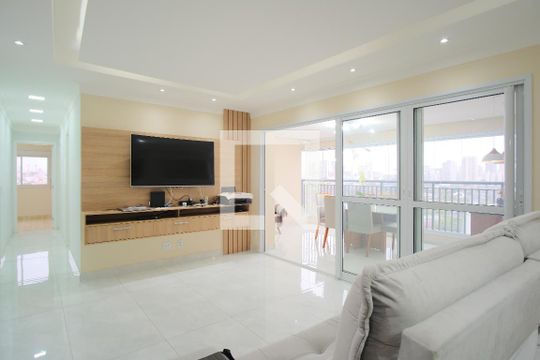 Sala de apartamento à venda com 3 quartos, 110m² em Cidade Mãe do Céu, São Paulo