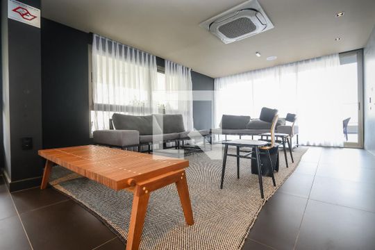 Área comum - Salão de festas de kitnet/studio à venda com 1 quarto, 23m² em Pinheiros, São Paulo