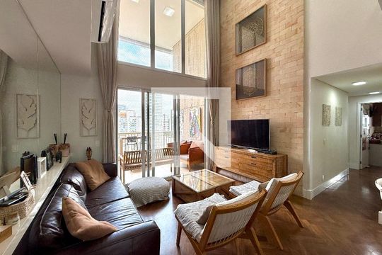 Sala de apartamento à venda com 3 quartos, 146m² em Vila Cordeiro, São Paulo