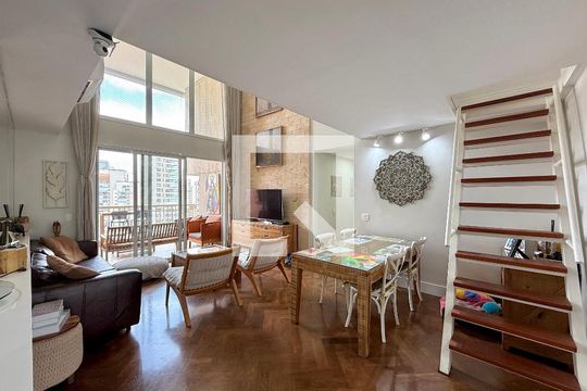 Sala de apartamento à venda com 3 quartos, 146m² em Vila Cordeiro, São Paulo