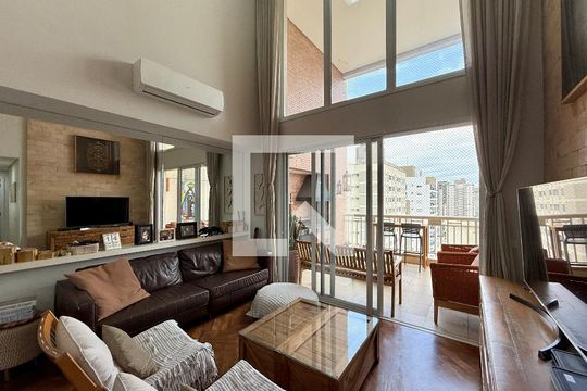 Sala de apartamento à venda com 3 quartos, 146m² em Vila Cordeiro, São Paulo