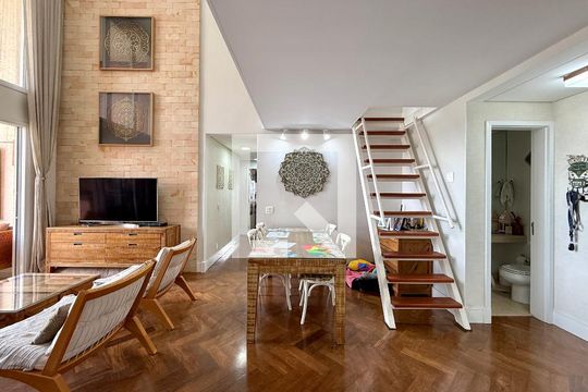 Sala de apartamento à venda com 3 quartos, 146m² em Vila Cordeiro, São Paulo